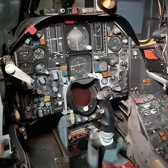 F-105 THUNDERCHIEF CONTROL STICK