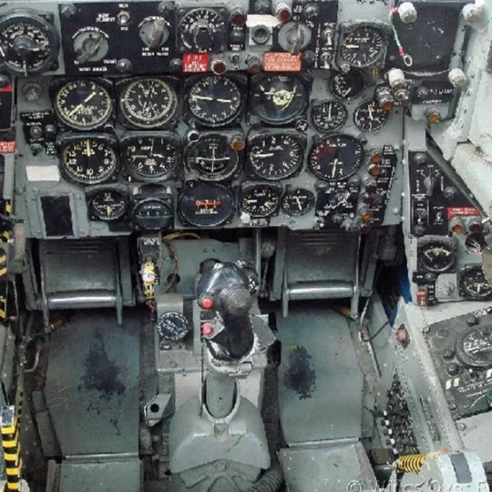 F-84G THUNDERJET CONTROL STICK