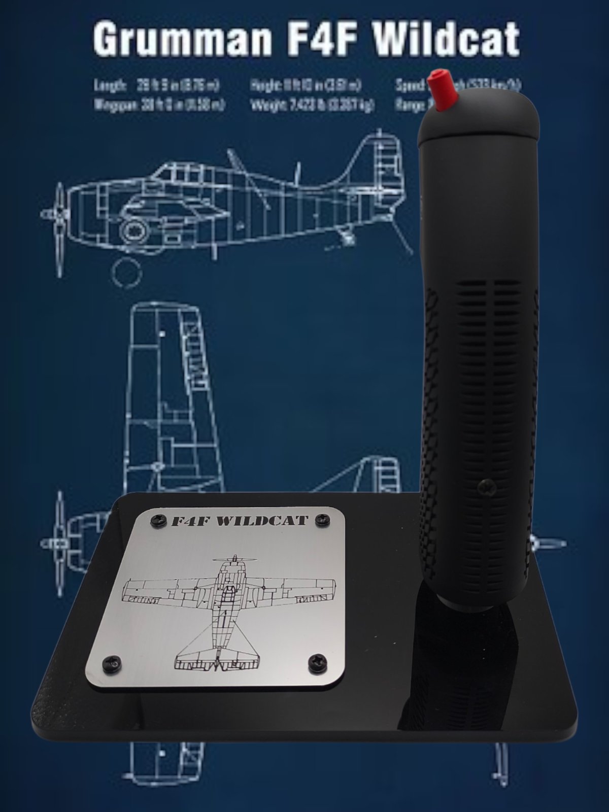 Grumman F4F Wildcat Stick Replica