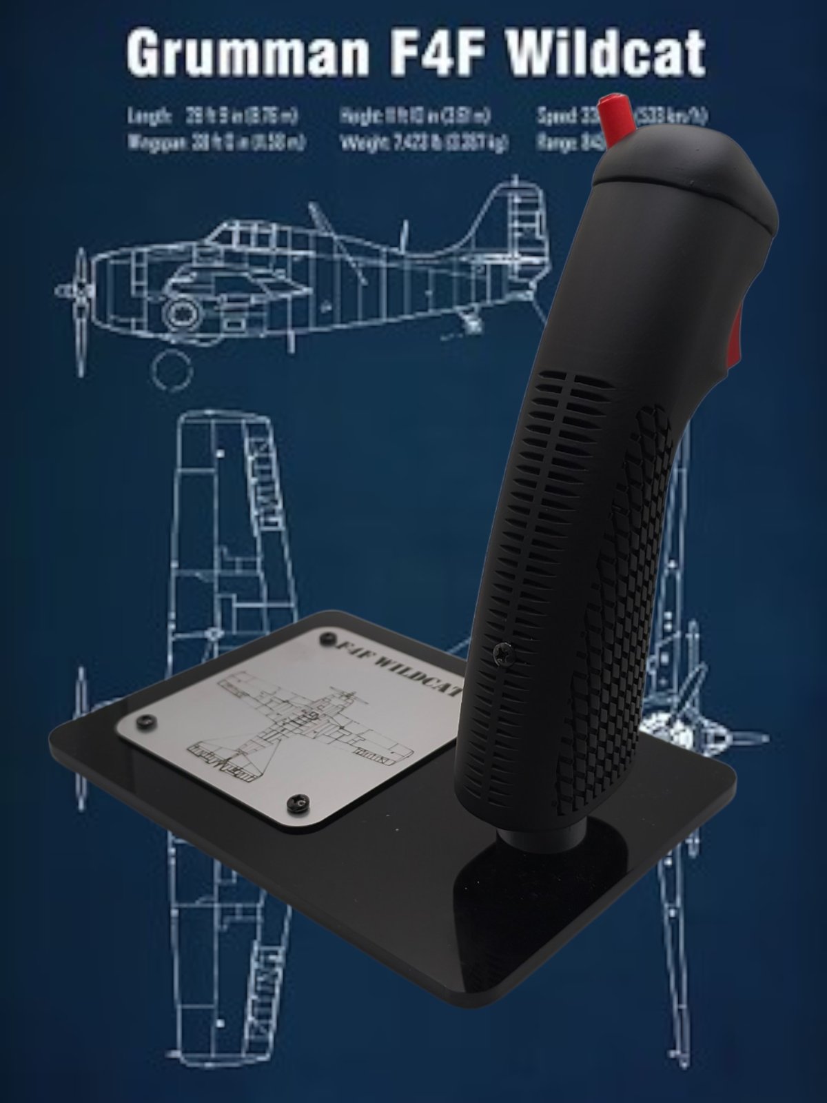 Grumman F4F Wildcat Stick Replica - Image 2